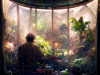 UchujinFilms_a_man_living_inside_a_large_round_sealed_glass_ter_73229873-1d38-44c7-962f-a1db36fcb697