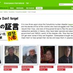 Fukushima: Don't forget  - Working for Greenpeace in Fukushima